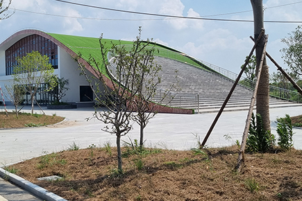 1682580387614080 浙江平湖文旅生态园建筑房顶防水工程