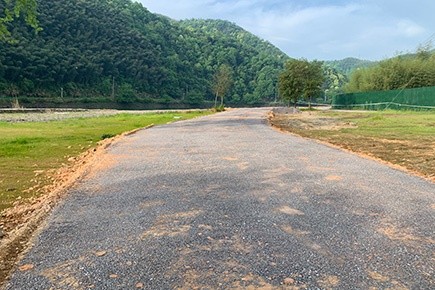 安徽宁国景区和凤阳县生态超疏水土路和庭院